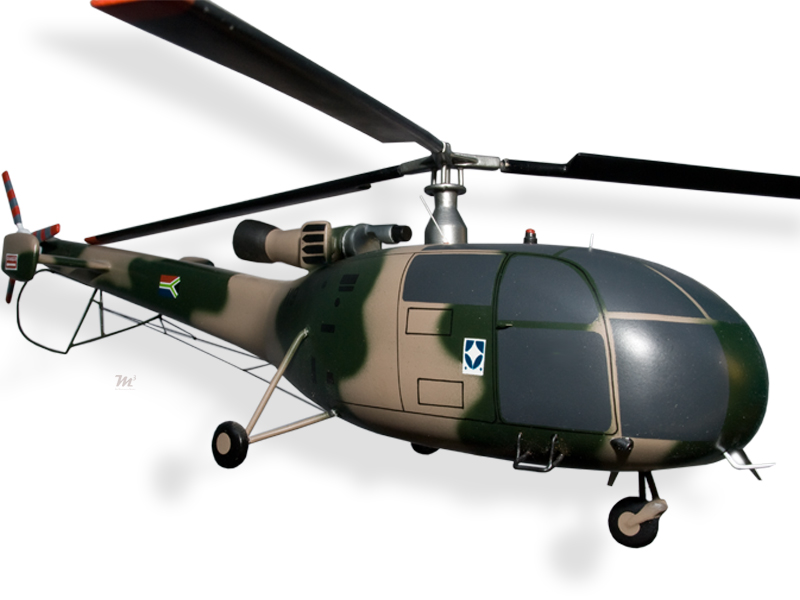 Berna Decals 1/48 AEROSPATIALE ALOUETTE III HELICOPTER IN AFRICAN SERVICE 