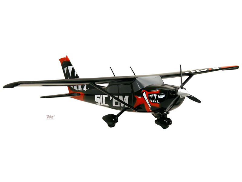 Cessna 182 ® Wooden Model Airplane Mahogany-W Personalized Plaque